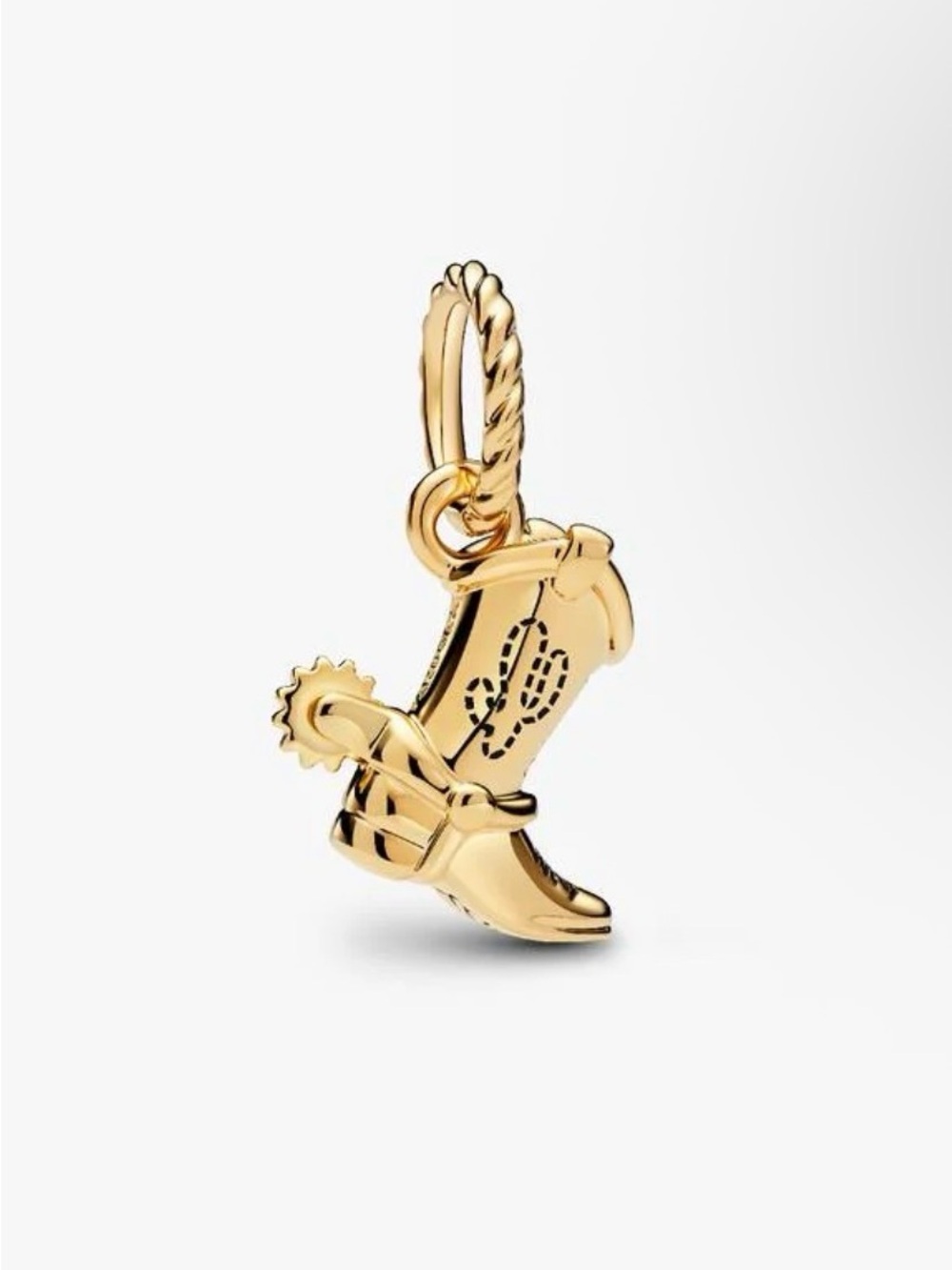 Pandora Gold Toy Story Cowboy Boot Charm